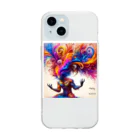 greenartのhappy ADHD Soft Clear Smartphone Case