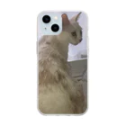 Mizuki・ASIA CATの後ろ美猫MILU🐾 Soft Clear Smartphone Case