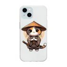 スナネコSHOPのサンドキャット Soft Clear Smartphone Case