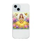 パープルルームの魔法使い姫 Soft Clear Smartphone Case