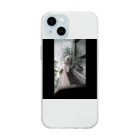 ozuzu123のピアノでねこ Soft Clear Smartphone Case