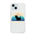 dreamy-designのわんちゃん　ヨークシャテリア Soft Clear Smartphone Case