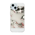 Try Anythingの雪山 グッズ Soft Clear Smartphone Case