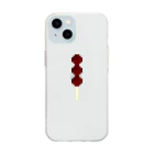 hiro_355の可愛いドット絵　団子 Soft Clear Smartphone Case