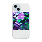 KAZAGULIのJoin now purple Soft Clear Smartphone Case