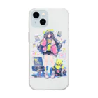 がーるずしょっぷのガジェットガール Soft Clear Smartphone Case