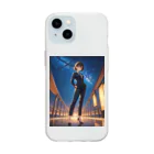 toshi_7の新社会人 Soft Clear Smartphone Case