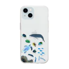 L_arctoaの沖縄の海の生き物 Soft Clear Smartphone Case