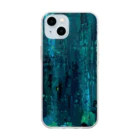 Akya_ArtworksのWinter Forest Soft Clear Smartphone Case