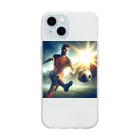 GUNSUNのサッカーの醍醐味 Soft Clear Smartphone Case