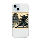 Cool Japanese CultureのShadow Dance: Ninja and the Old Castle -Shinobi-  Soft Clear Smartphone Case