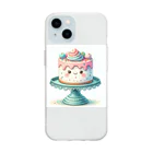 カノンとアヤネの可愛いケーキちゃん Soft Clear Smartphone Case