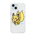 江月 縁の江月縁🦊擬獣化ver.⑵ Soft Clear Smartphone Case