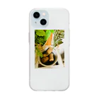 Mizuki・ASIA CATのコルク集め Soft Clear Smartphone Case