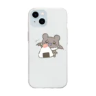 とある悪魔のこうもりくんのたらこ！🍙 Soft Clear Smartphone Case