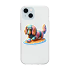 Lapu_Lapuのパステルダックス Soft Clear Smartphone Case