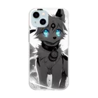 GDWEEDの犬 ワンコ  Soft Clear Smartphone Case