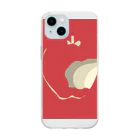 名言アートのｺﾞﾘｺﾞﾘ｛好きなものを喰いつくせっ｝ Soft Clear Smartphone Case