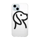 GDWEEDの犬 Soft Clear Smartphone Case