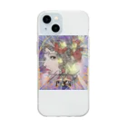 bigbamboofamilyの中世ヨーロッパの美女 Soft Clear Smartphone Case