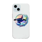 八王子やましぎのシャチ ３ Soft Clear Smartphone Case