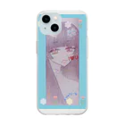 りゅ姫愛 Ｌｙｕｋｉａ🖤*･°のぐろーざちん♡ Soft Clear Smartphone Case