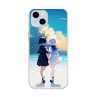 ayu_1102の天使と悪魔のスマホケース Soft Clear Smartphone Case