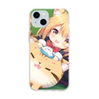 とだまるのゆるふわニャンず Soft Clear Smartphone Case