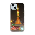 JohnDo Shopの東京タワー Soft Clear Smartphone Case