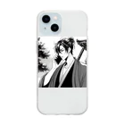 namidamakiのスマホ侍 Soft Clear Smartphone Case