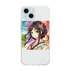 shrinkの和装 Soft Clear Smartphone Case