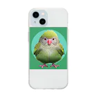 ３の字屋のカカポグッズ Soft Clear Smartphone Case