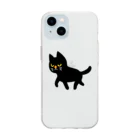 宇野のお店の黒猫ちゃん Soft Clear Smartphone Case