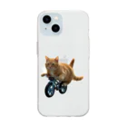 sora-555のトラ猫 Soft Clear Smartphone Case