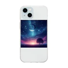 cocoraion1524の星空 Soft Clear Smartphone Case