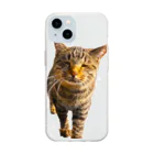 猫島のじかんのごめ～んにゃさい Soft Clear Smartphone Case