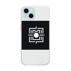 蕪式会社NEETのニートシンボル Soft Clear Smartphone Case