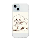 shopアルーニョの一緒にあそぼ Soft Clear Smartphone Case