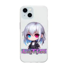 Meat-king.comの電脳不良娘 Soft Clear Smartphone Case