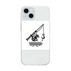 fish-man13の釣り竿 Soft Clear Smartphone Case