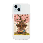 夏の朝の異界 Soft Clear Smartphone Case