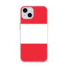 お絵かき屋さんのオーストリアの国旗 Soft Clear Smartphone Case