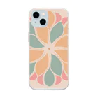 癒しの部屋🐾໒꒱のFlower🌸 Soft Clear Smartphone Case