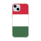 お絵かき屋さんのハンガリーの国旗 Soft Clear Smartphone Case