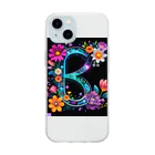 -sorairo-のイニシャル・B Soft Clear Smartphone Case