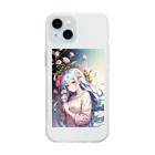 🐋うくはのお店の花と君7 Soft Clear Smartphone Case