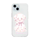 つぴつぴシジュウカラのCute spotted Dalmatian Soft Clear Smartphone Case