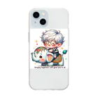 SHINICHIRO KOIDEのエレフィー (Elephie) Soft Clear Smartphone Case