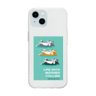 Bordercollie Streetの3bc-1 Soft Clear Smartphone Case