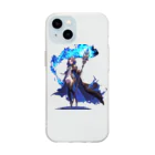 MistyStarkの青魔道士　－　blue mage　－ Soft Clear Smartphone Case